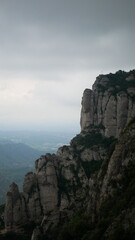 view from the top of the mountain Monserrat