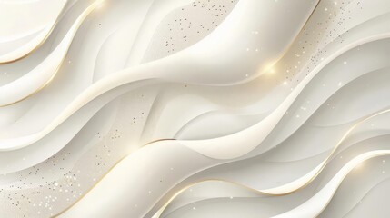 Obraz premium Highend advertising template with a luxury white background and subtle sparkling effects, designed for premium presentations