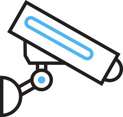 CCTV Security Camera Icon
