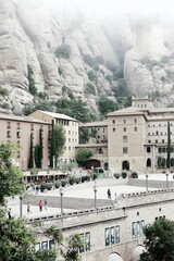 view from the top of the mountain Monserrat