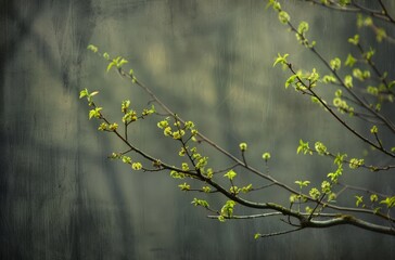  Serene Spring Scene: Vivid Tree in Blossom with Hazy Soft Focus