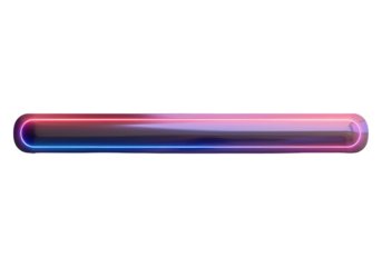 Vibrant search bar isolated, transparent background, PNG, cutout.