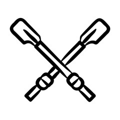 Rowing Oars Icon