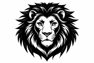 Lion head vector illustration