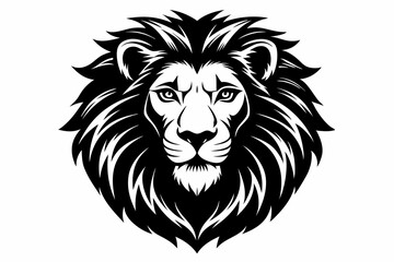 Obraz premium Lion head vector illustration