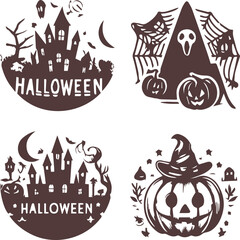 Classic Halloween TShirt Vector Art Pack