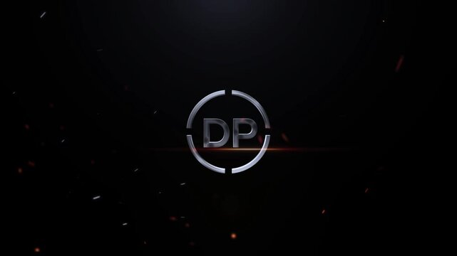 Typography DP Logo Animation, Cinematic Dp pd 3D Logo Letter Animation Videos