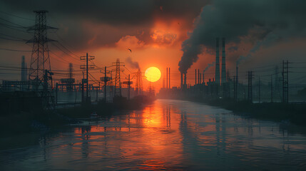 smoke from the chimney