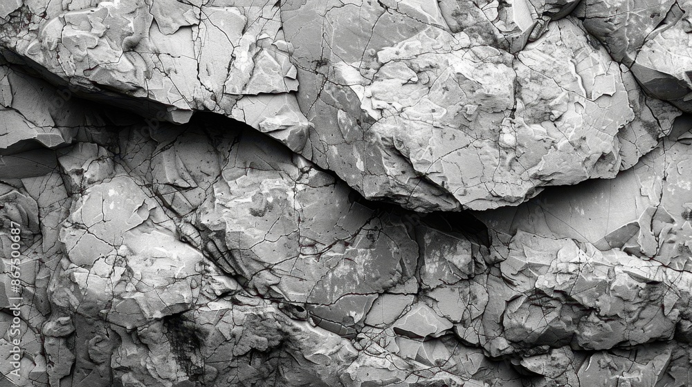 Poster detailed view of granite texture, emphasizing its durable and minimal qualities for modern architect
