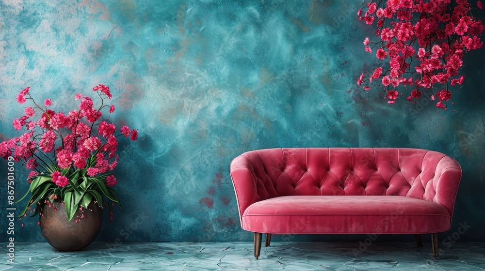 Aufkleber minimalist paint finish on a smooth wall surface, with even color distribution and a matte texture. 
