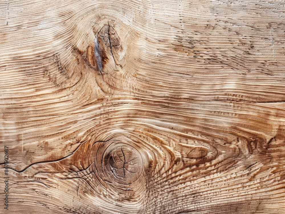 Aufkleber rustic light wood surface with intricate natural grain patterns knots and subtle variations in color