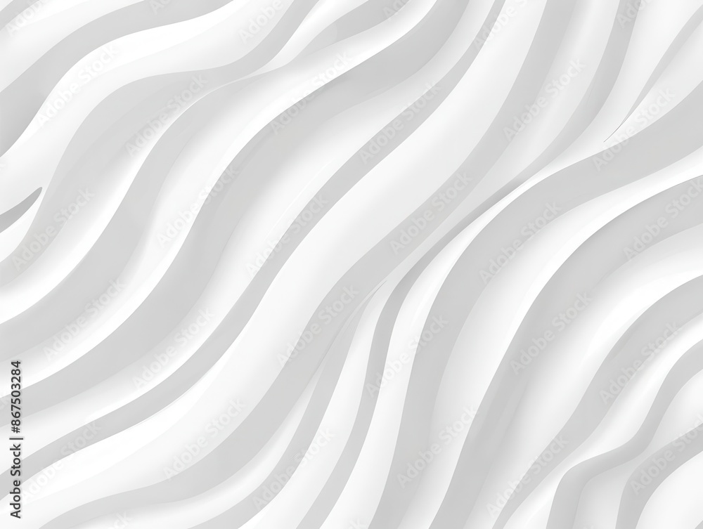 Poster seamless white embossed texture subtle wavy abstract pattern
