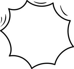 Speech Bubble Note Illustration