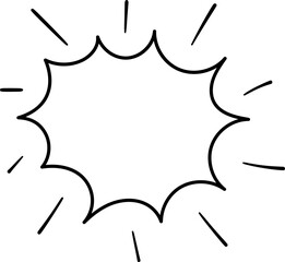 Speech Bubble Note Illustration