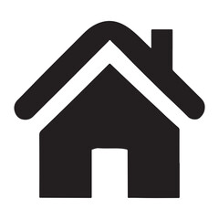Home Icon Silhouette vector art