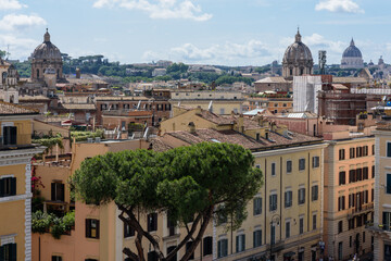 Fototapeta premium Blick vom Monumento Vittorio Emmanuele II 