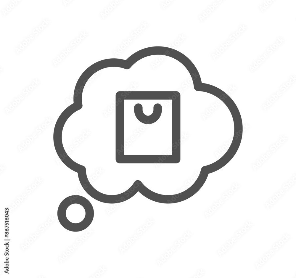 Poster marketing related icon outline and linear vector.