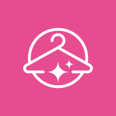 Hanger logo. This logo suitable for clothing, fashion, boutique industry.