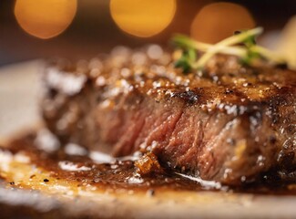 Steak au poivre, France traditional food