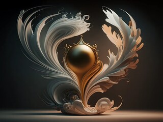 A stunning high-definition artistic rendering that captures the fleeting beauty of ethereal wisps transforming into archetypal forms. Generative ai