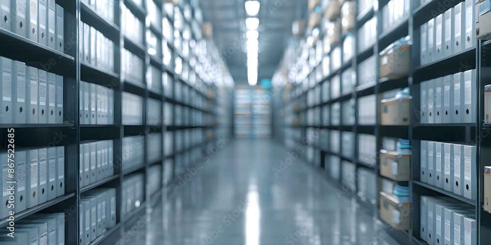 Poster showcase advanced document management tech ensuring regulatory compliance governance standards in a 