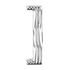 Fluted silver symbol
