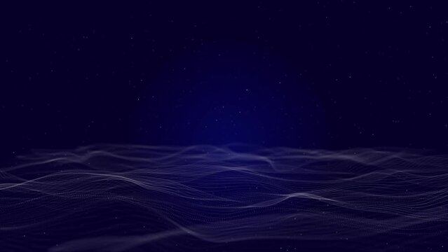Pixels data wave particle wave, big wave flow tech background dots, digital hi-tech concept, 5G high-speed cyber nano information, Cyber tunnel innovation future tech data, Ai Wide Cyber security