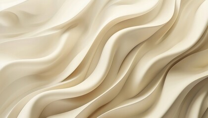 Obraz premium Beige Abstract Wavy Pattern Background with Smooth Flowing Lines, Neutral Tones, Calm Ambiance, Background with Copy Space