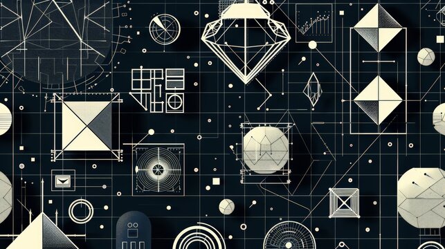 The precision of geometric patterns makes them ideal for technical illustrations and architectural blueprints, where accuracy is paramount.