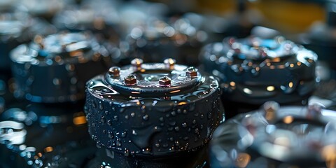 Automotive radiator part circulates water to prevent overheating and release steam. Concept Automotive, Radiator Part, Cooling System, Overheating Prevention, Steam Release