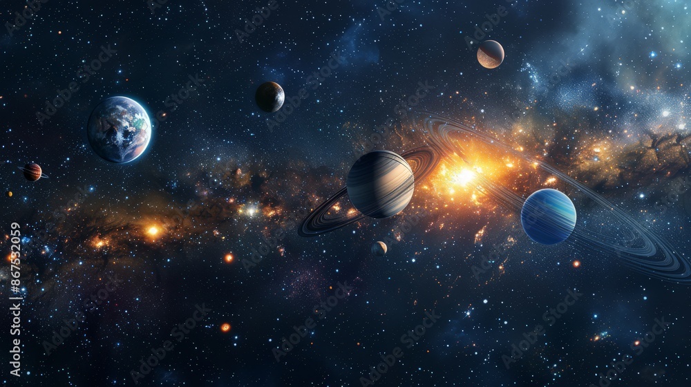 Poster the solar system is just one of billions in the universe, each with its own unique characteristics a