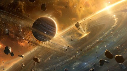 The solar system is a dynamic and ever-changing system, with ongoing processes such as planetary formation and asteroid impacts.