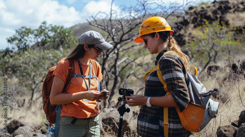 Poster the survey team uses geospatial technology to map ancient sites and analyze their spatial relationsh