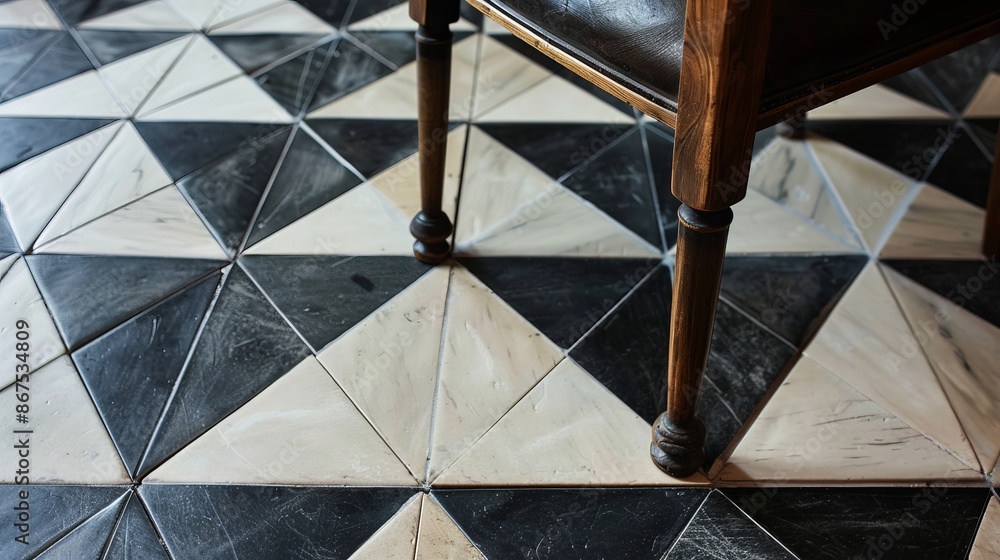 Poster the use of geometric patterns in floor tiles and mosaics can transform a mundane surface into a work