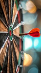 Perfect Shot Glowing Target Dartboard
