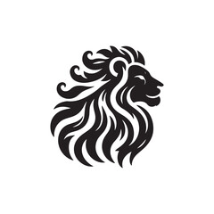 vector set of lion silhouette logo Lion collection.