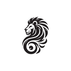 vector set of lion silhouette logo Lion collection.