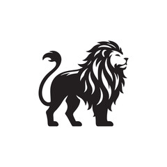 vector set of lion silhouette logo Lion collection.