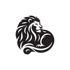 vector set of lion silhouette logo Lion collection.