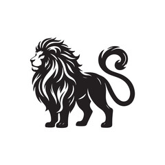 vector set of lion silhouette logo Lion collection.