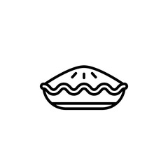 Pie Icon Set Baked Dessert Illustrations for Culinary and Holiday Projects