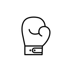 Boxing Glove Icon Set Combat Sport Illustrations for Boxing and Martial Arts