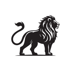 vector set of lion silhouette logo Lion collection.