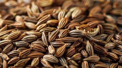 Cumin seeds displayed in full frame as a textured background for food seasoning