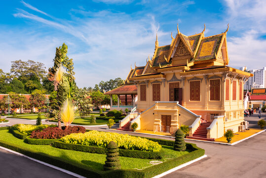 Royal palace in Phnom Penh city, Cambodia