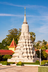 Pagoda at Royal palace in Phnom Penh city, Cambodia