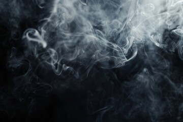 Smoky Atmosphere with Curling White Smoke