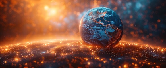 Earth in a Sea of Lights