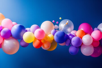 Vibrant Rainbow Balloon Bouquet