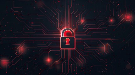 minimalistic horizontal wallpaper regarding cybersecurity and privilege access management